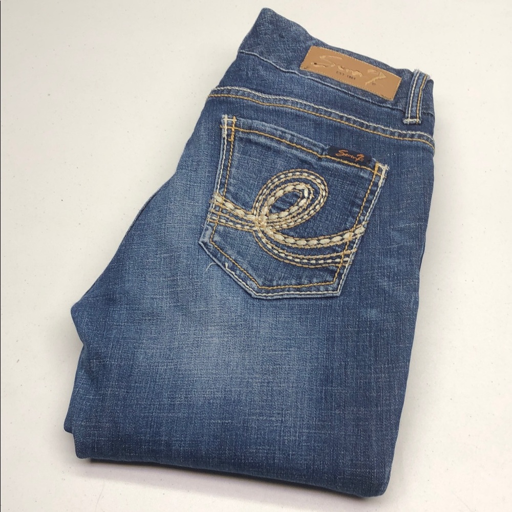 SEVEN7 MID-RISE BOOTCUT JEANS 8/29x30 ⭐️